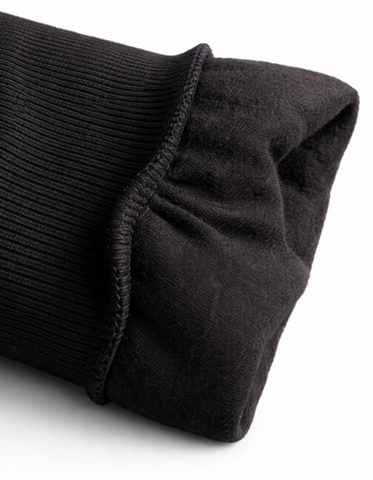 Men’s Black Cotton Sweatshirt – Soft Handfeel, Breathable & Long-Lasting