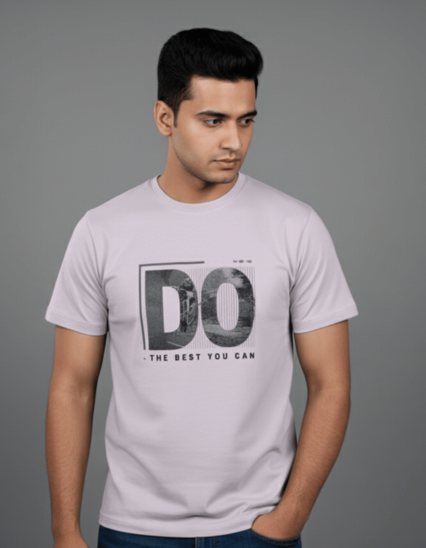 DO – The Best You Can Motivational T-Shirt for Men | 100% Cotton Casual Wear