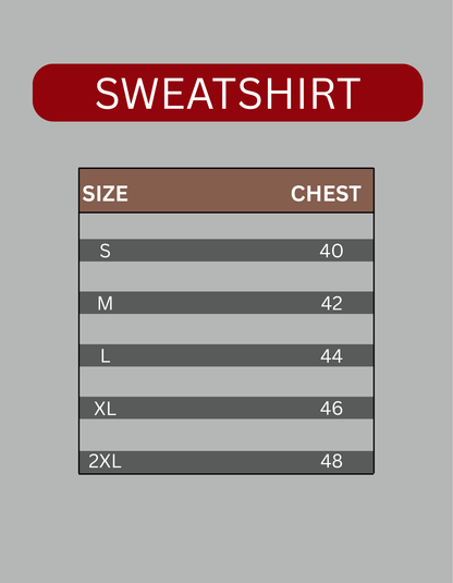 Men’s Maroon Cotton Sweatshirt – Premium Soft Feel & Durable Fabric