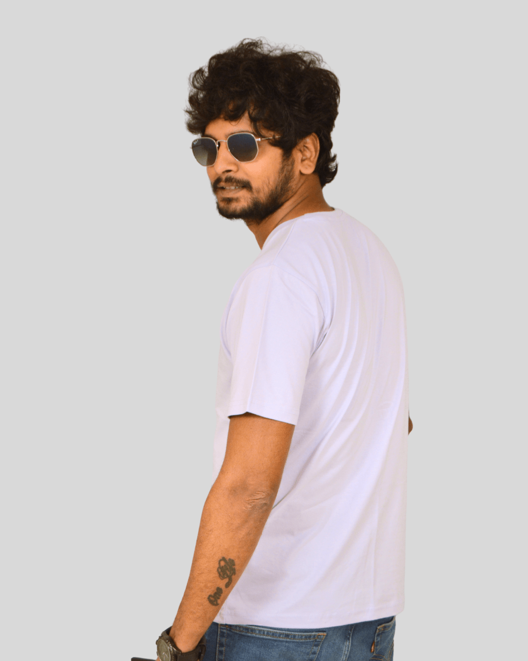 Lavender Classic T-Shirt | 100% Cotton Minimal Streetwear Tee - VIBON Originals