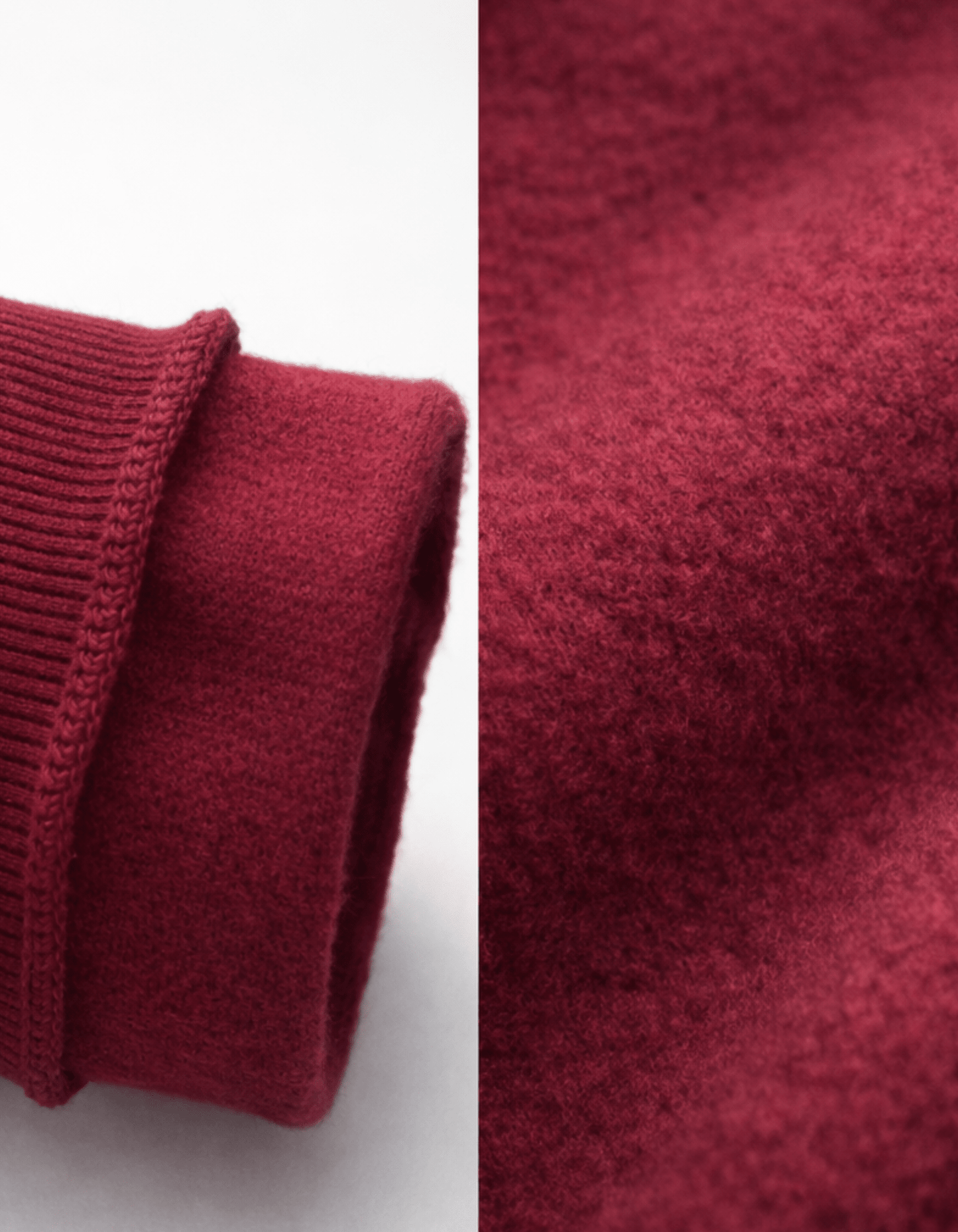 Men’s Maroon Cotton Sweatshirt – Premium Soft Feel & Durable Fabric - VIBON Originals