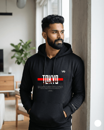 Tokyo Edition Hoodie (100% Cotton | 280 GSM | Streetwear Limited Drop) - VIBON Originals