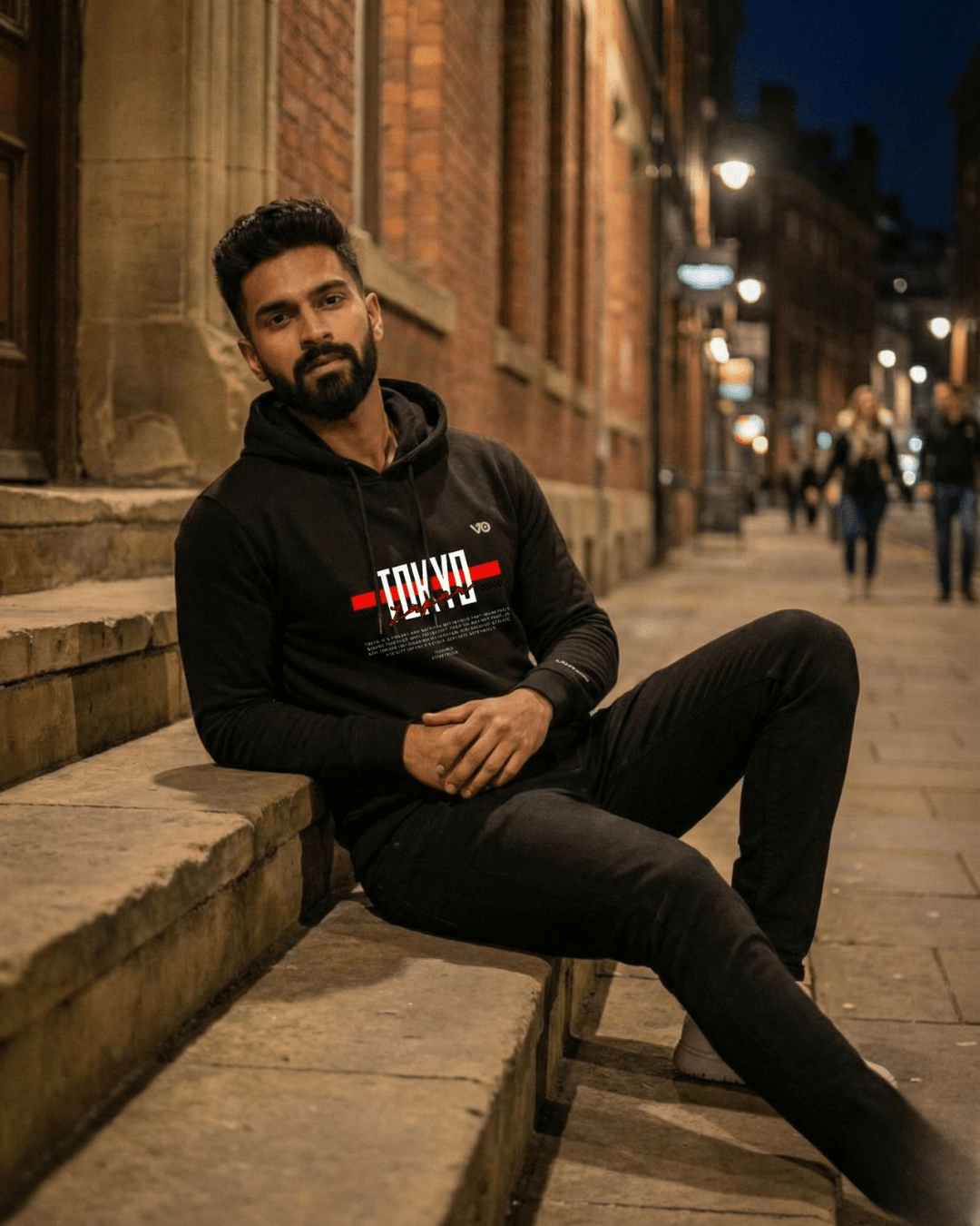 Tokyo Edition Hoodie (100% Cotton | 280 GSM | Streetwear Limited Drop) - VIBON Originals